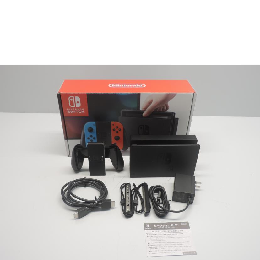 任天堂 任天堂/ニンテンドースイッチ本体ネオンブルー/レッド/HAC-S-KABAA//XAJ10044488771/Bランク/88