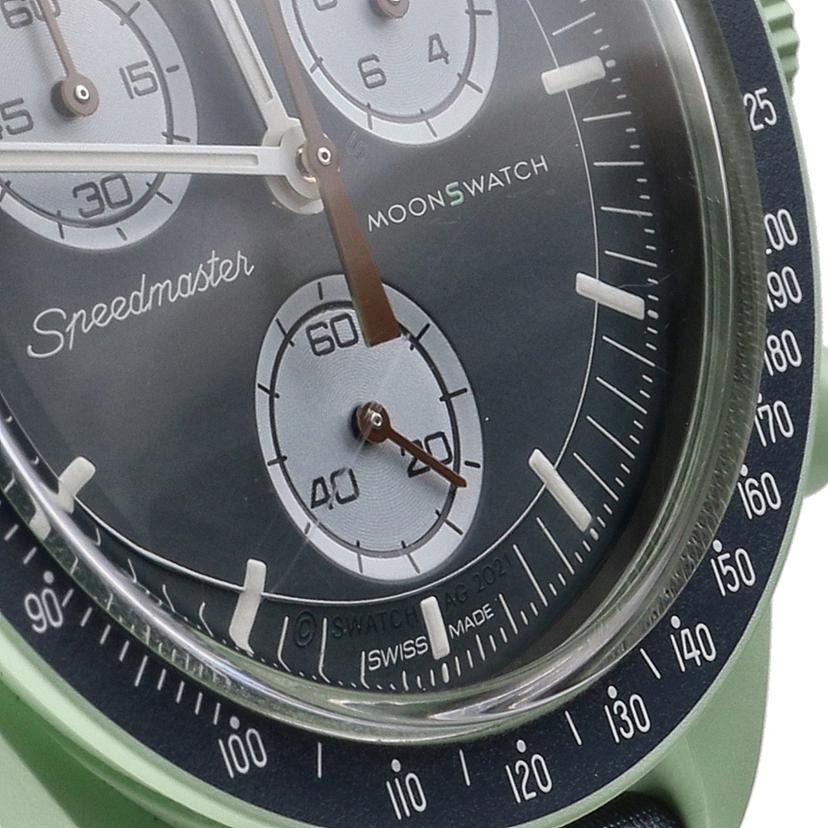 OMEGA×swatch オメガ×スウォッチ/ムーンスウォッチ/MISSION ON EARTH/クオーツ/SO33G100//Aランク/94