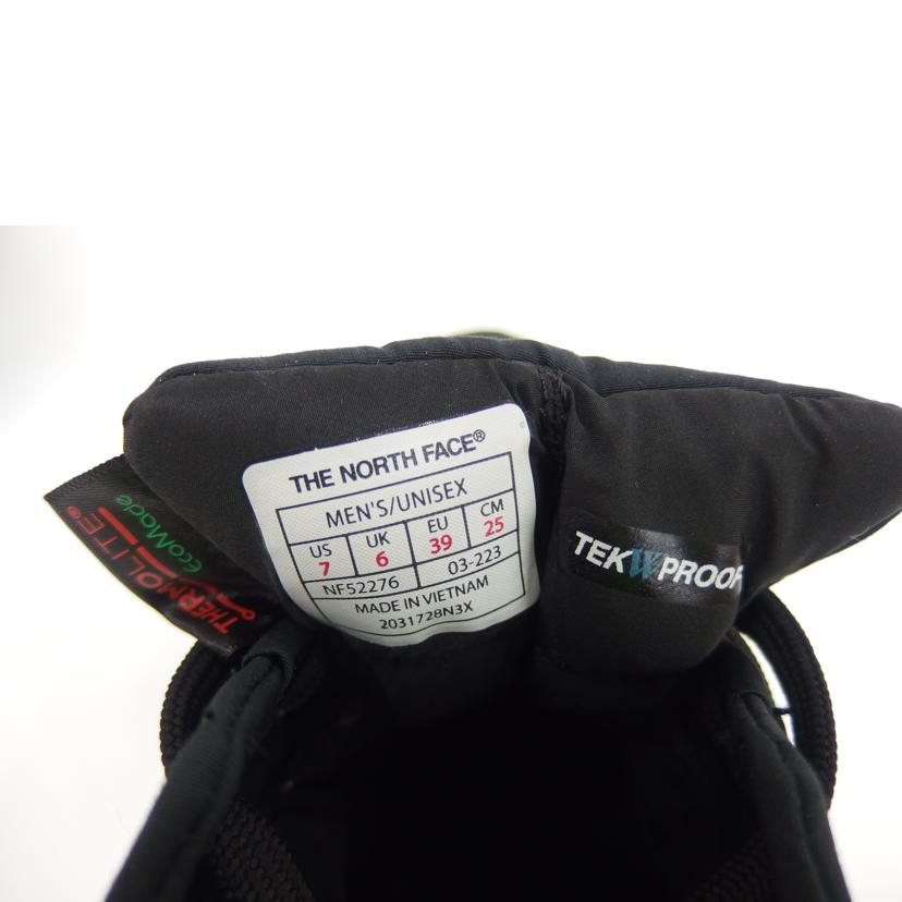 THE NORTH FACE ザノースフェイス/NORTH FACE HUMPBACK CHUKKA/ブラック/NF52276//Aランク/82