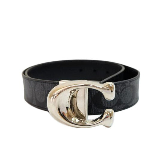 COACH コーチ/スカルプテッドシグネチャーリバーシブルベルト//ABランク/71