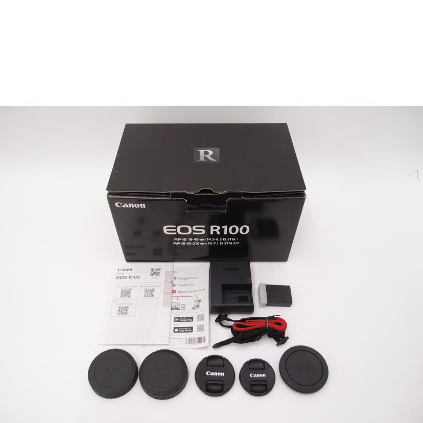 Canon キャノン/ミラーレス一眼レフカメラ ダブルズームキット/EOS R100//031031003127/Aランク/69