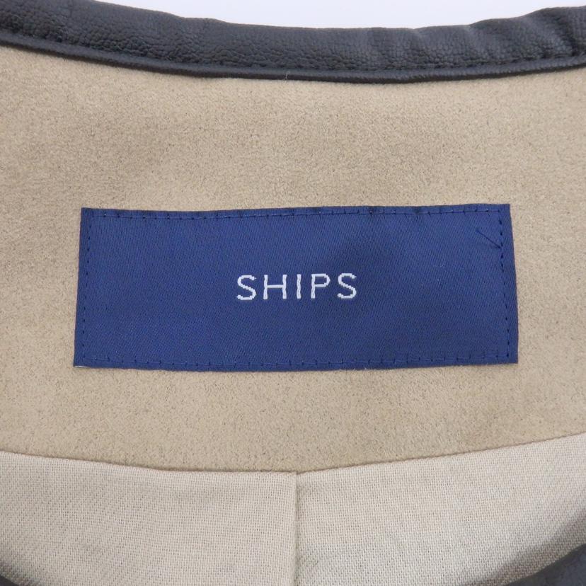 SHIPS シップス/パイピングボアコート ドロップショルダー /314-15-0453-11685//Aランク/77