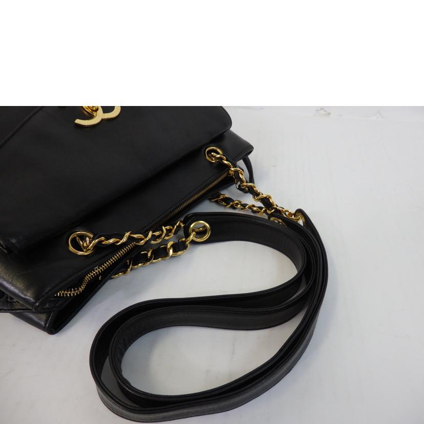 CHANEL シャネル/ココマークチェーンバッグ/黒/ゴールド金具/A05572 //313****/ABランク/84