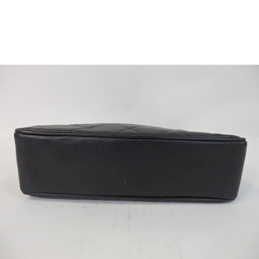 CHANEL シャネル/デカココ/チェーンショルダーバッグ/マトラッセ/キャビアスキン/黒/ゴールド金具//293****/ABランク/84