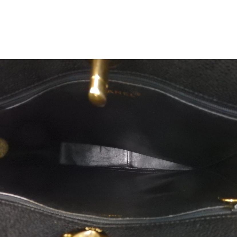 CHANEL シャネル/デカココ/チェーンショルダーバッグ/マトラッセ/キャビアスキン/黒/ゴールド金具//293****/ABランク/84