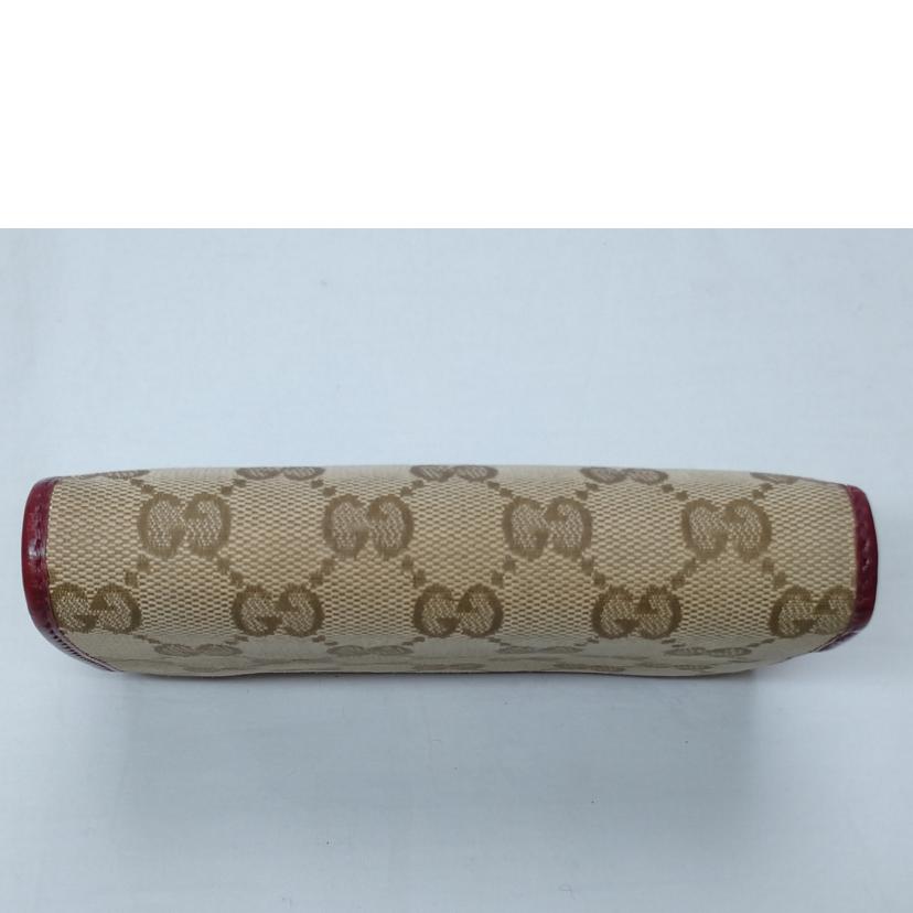 GUCCI グッチ/GGキャンバス 2つ折り L字ファスナー/337023//496***/Bランク/52