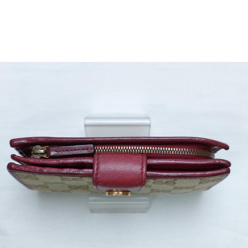 GUCCI グッチ/GGキャンバス 2つ折り L字ファスナー/337023//496***/Bランク/52