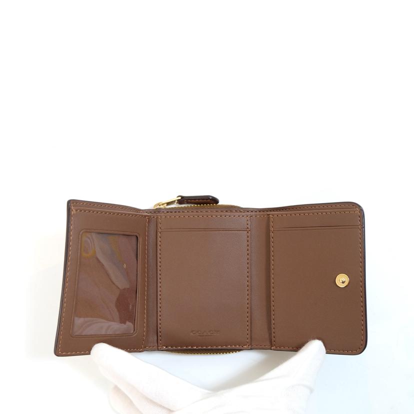 COACH コーチ/シグネチャー三つ折財布/7331//J22**/Aランク/71