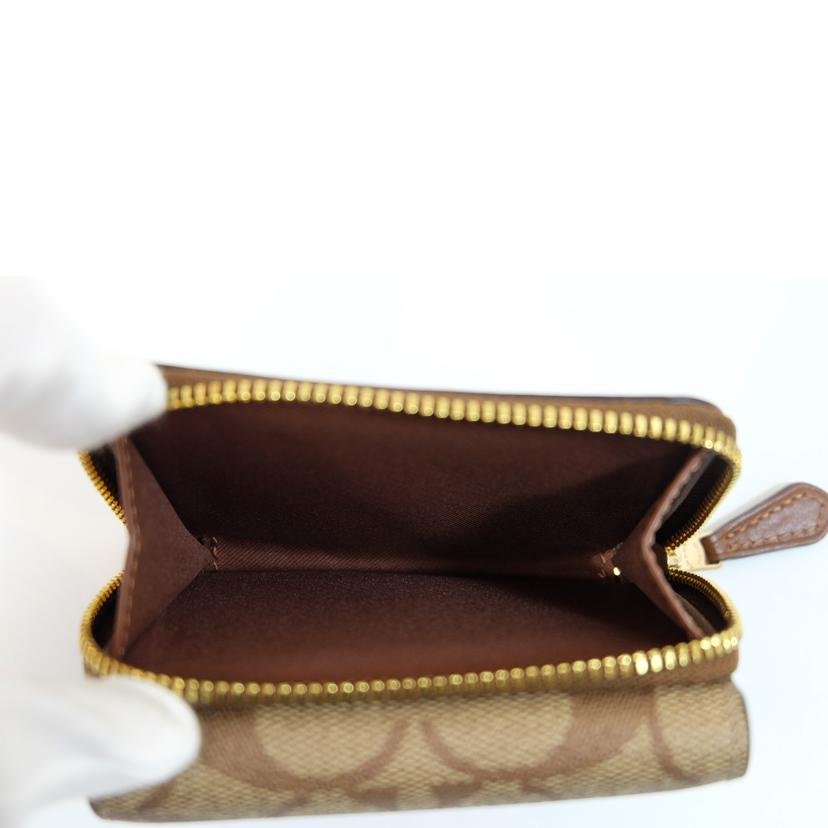 COACH コーチ/シグネチャー三つ折財布/7331//J22**/Aランク/71