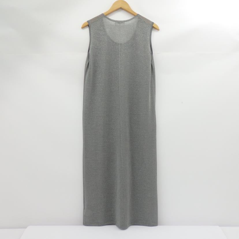 SALON adam et rope サロン アダムエロペ/ラメノースリーブ ロングワンピース /SHE34230A//Aランク/77