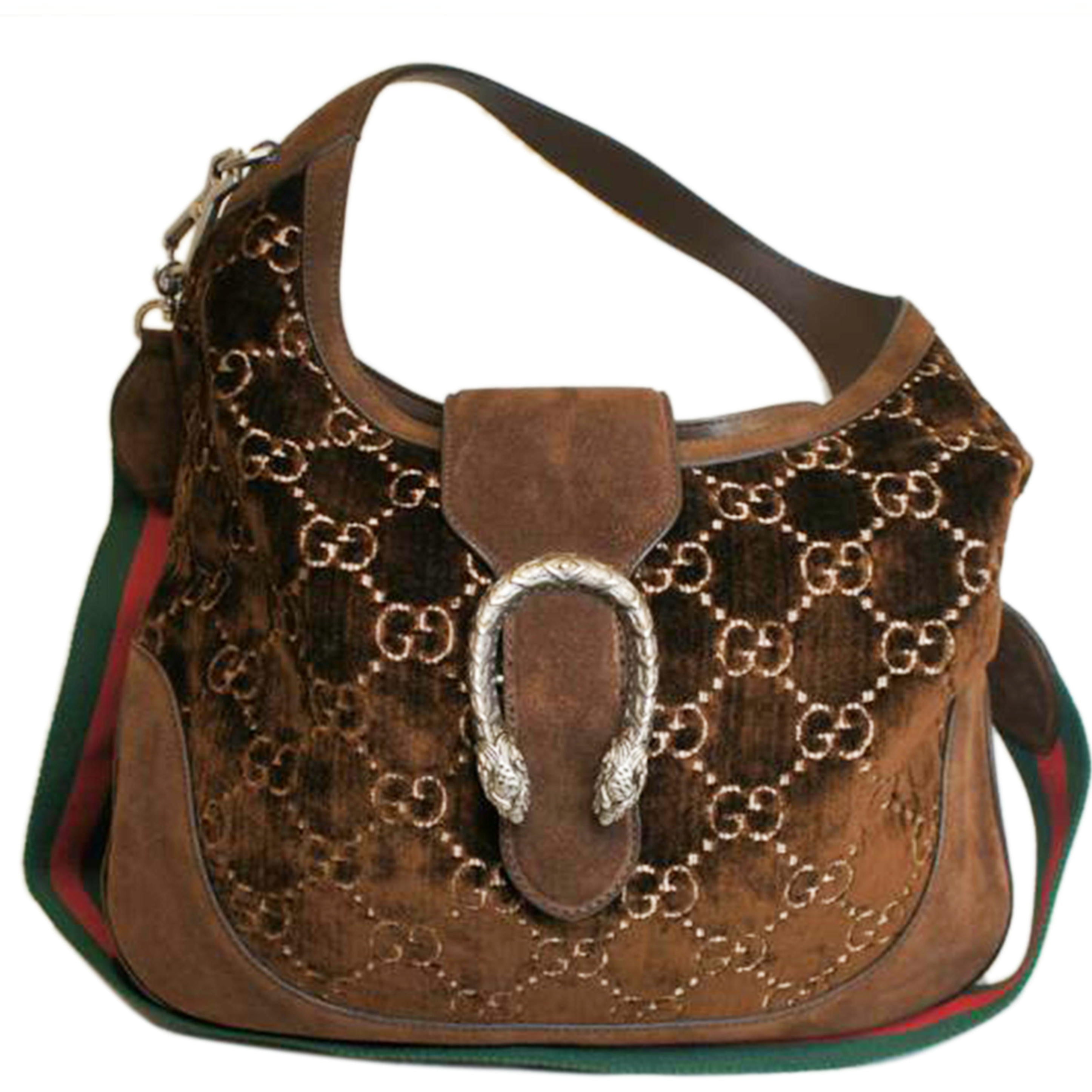 GUCCI グッチ/ディオニソスミディアムホーボースウェードGG/シェリーライン/446687//525***/Aランク/92