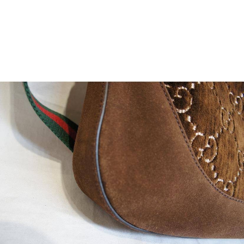 GUCCI グッチ/ディオニソスミディアムホーボースウェードGG/シェリーライン/446687//525***/Aランク/92