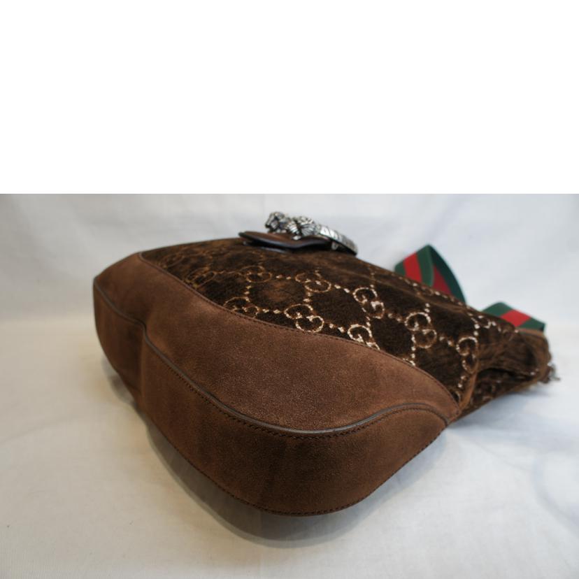 GUCCI グッチ/ディオニソスミディアムホーボースウェードGG/シェリーライン/446687//525***/Aランク/92