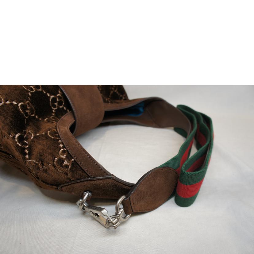 GUCCI グッチ/ディオニソスミディアムホーボースウェードGG/シェリーライン/446687//525***/Aランク/92