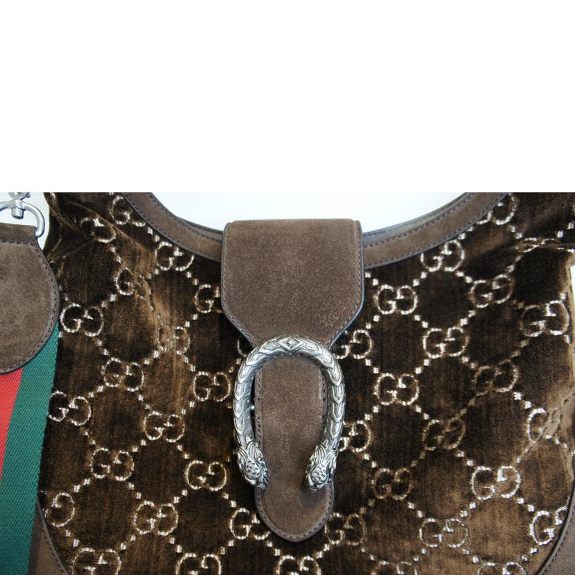 GUCCI グッチ/ディオニソスミディアムホーボースウェードGG/シェリーライン/446687//525***/Aランク/92