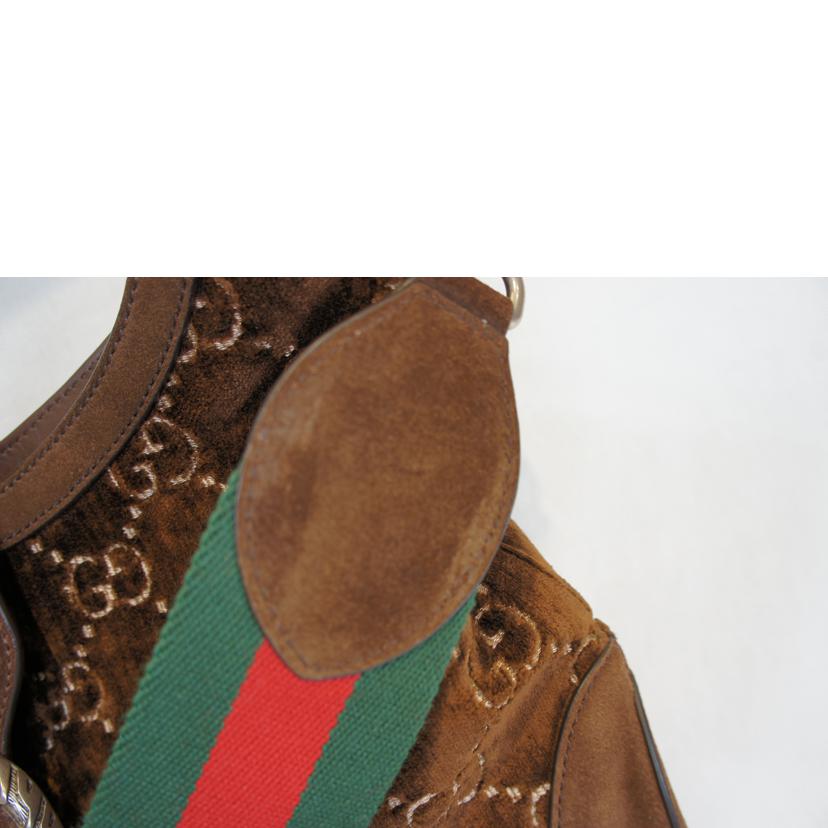 GUCCI グッチ/ディオニソスミディアムホーボースウェードGG/シェリーライン/446687//525***/Aランク/92