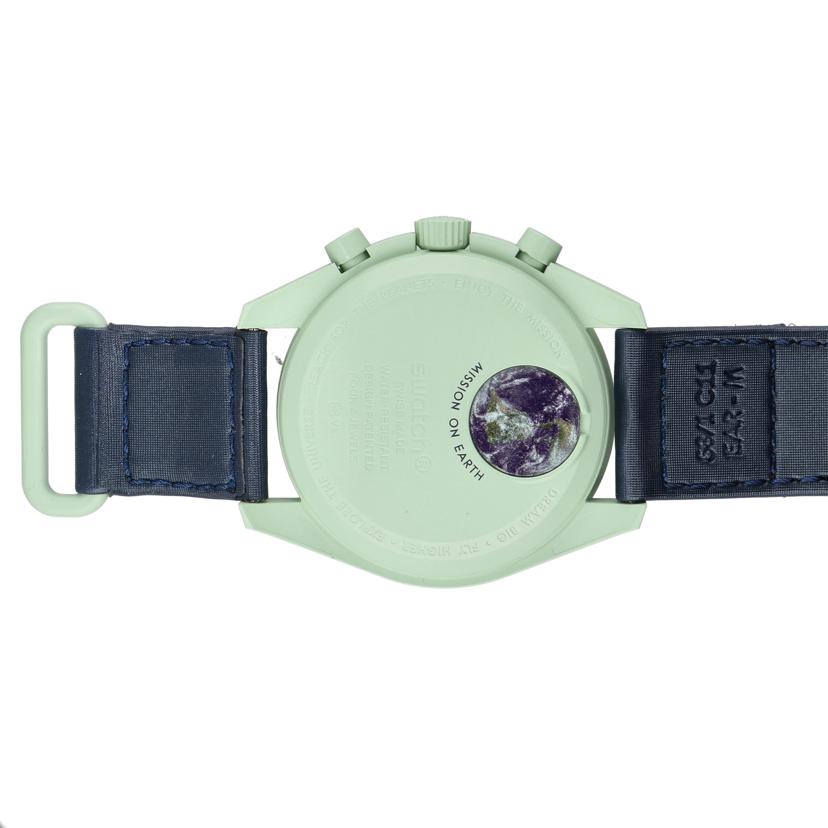 OMEGA×swatch オメガ×スウォッチ/ムーンスウォッチ/MISSION ON EARTH/クオーツ/SO33G100//Aランク/62