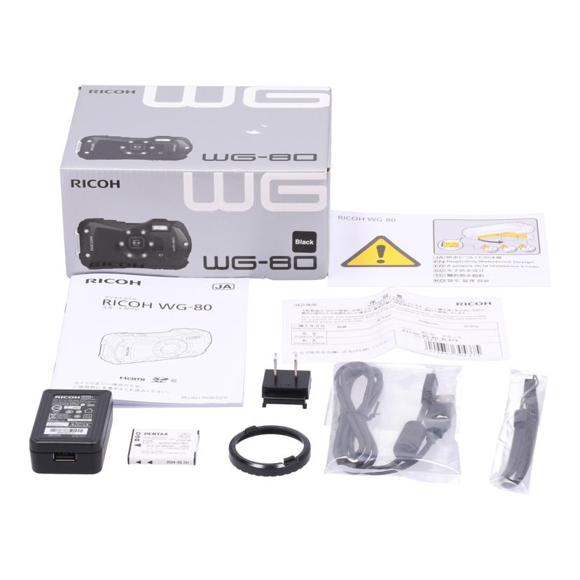 RICOH リコー/デジタルカメラ(タフネス)/WG-80//1049657304375/Aランク/84