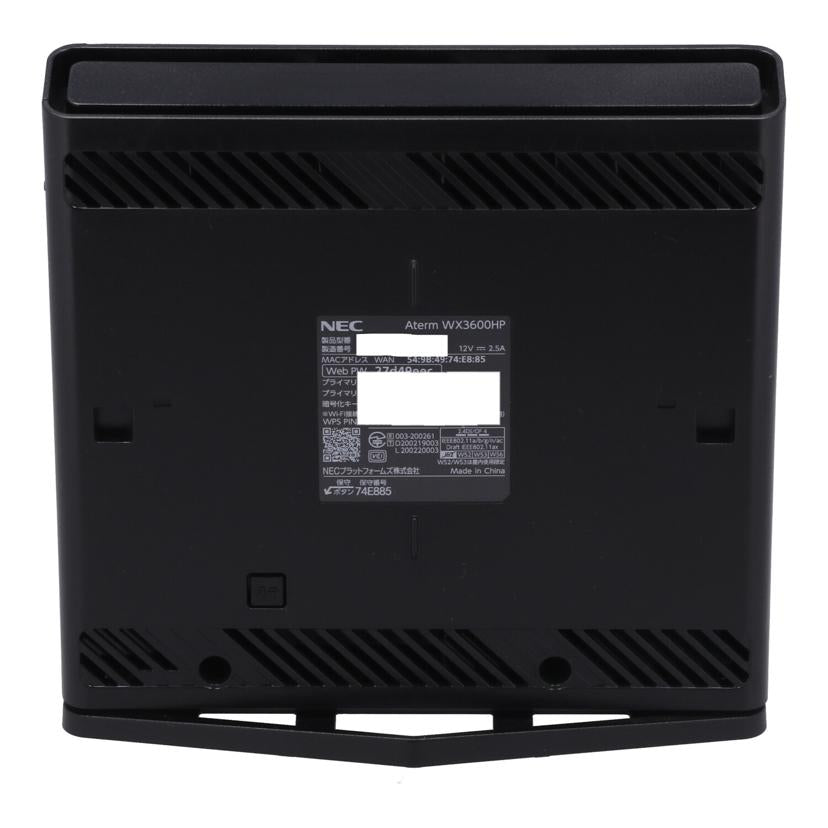 NEC 日本電気 /無線LANルーター/PA-WX3600HP//3601398223083G3/Bランク/65
