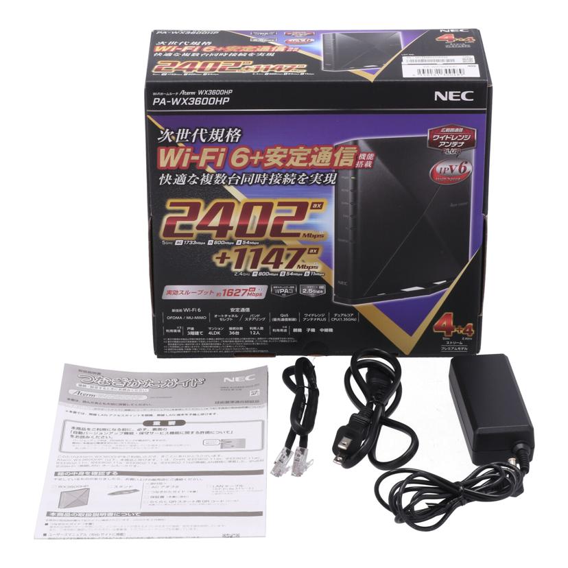 NEC 日本電気 /無線LANルーター/PA-WX3600HP//3601398223083G3/Bランク/65