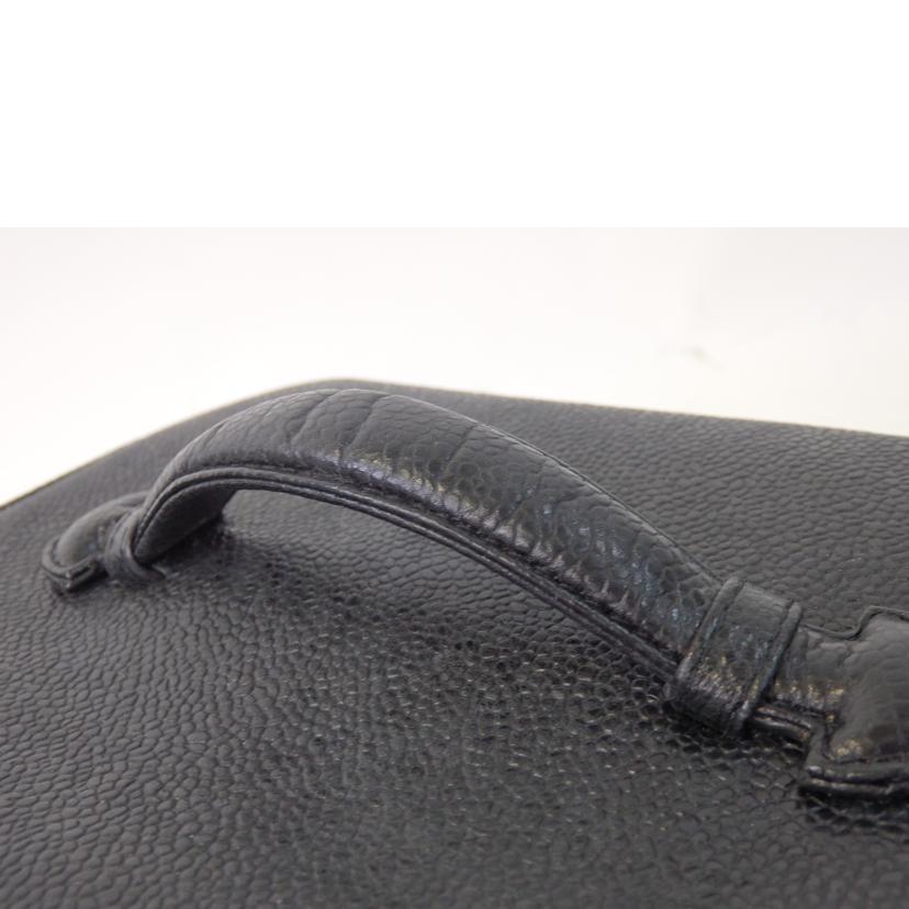 CHANEL シャネル/ココマークバニティ/キャビアスキン/黒//332****/Aランク/84