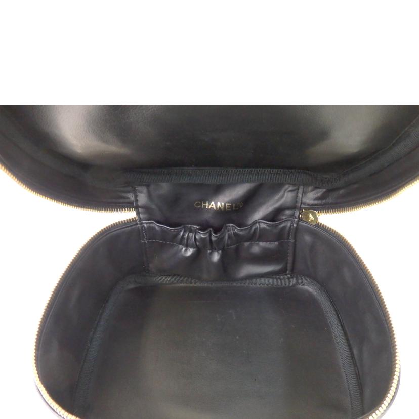 CHANEL シャネル/ココマークバニティ/キャビアスキン/黒//332****/Aランク/84