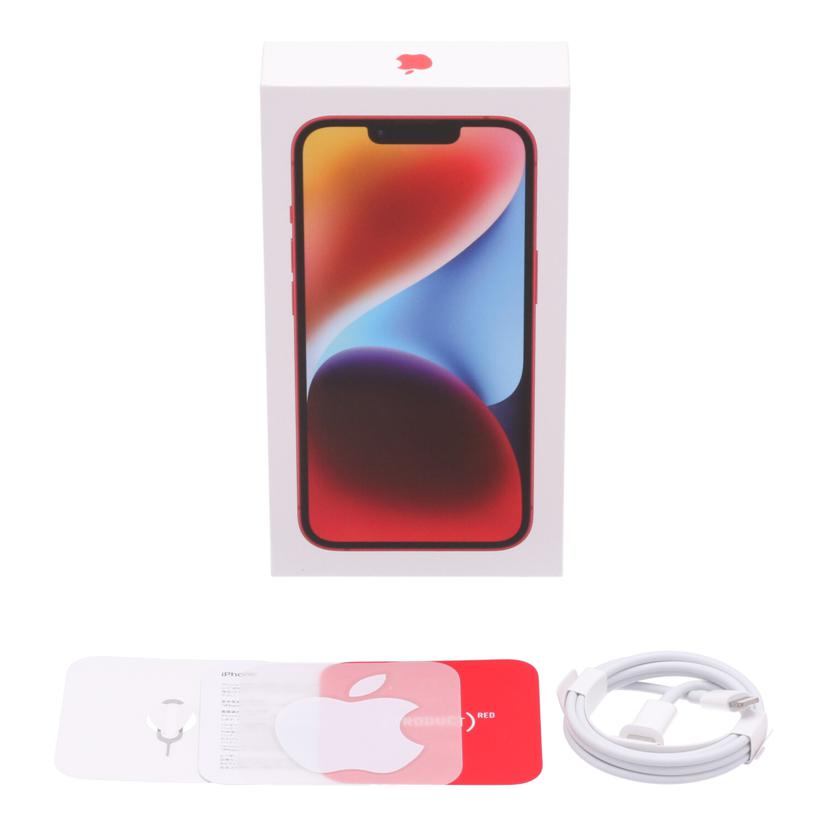 Apple アップル /iPhone14 RED 128GB/MPV93J/A//MWN9C7KM7L/ABランク/05