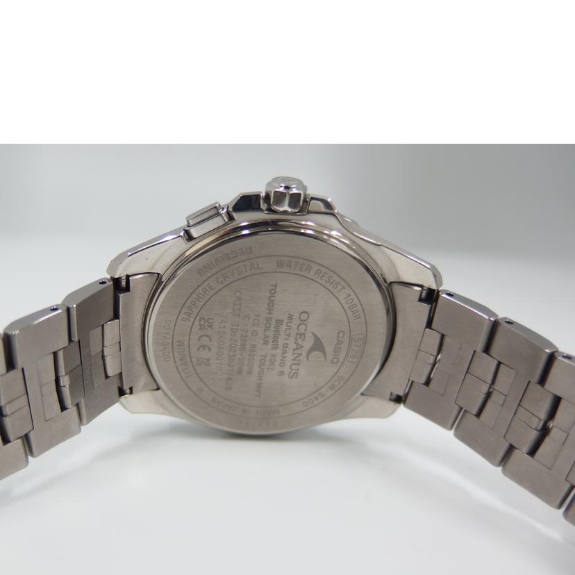 CASIO カシオ/オシアナス・マンタ/電波ソーラー/OCW-S400-2AJF//001*****/ABランク/82