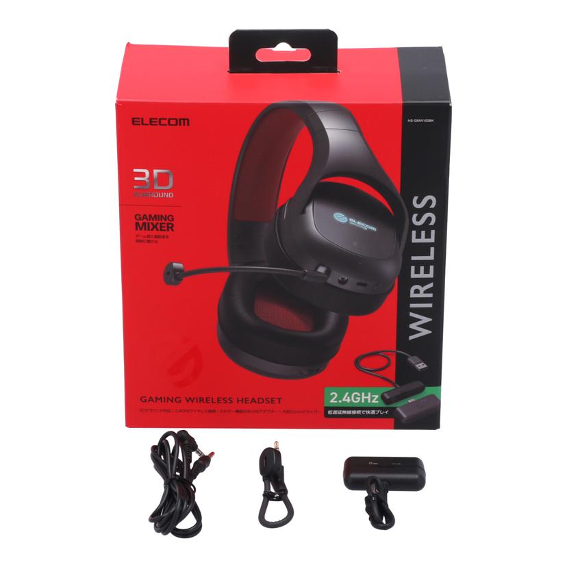 ELECOM エレコム /ワイヤレスゲーミングヘッドセット/HS-GMW100BK//-/ABランク/62