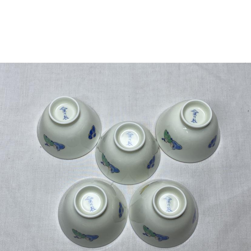 深川製磁/六歌仙 急須、茶器セット//ABランク/52