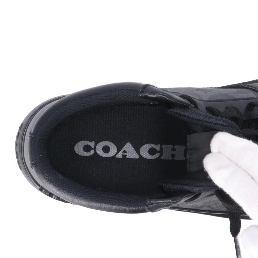 CACH コ-チ/COACH/Clip Court High Top Sneaker In Signature Canvas/25.5cm//CC7**/Aランク/03