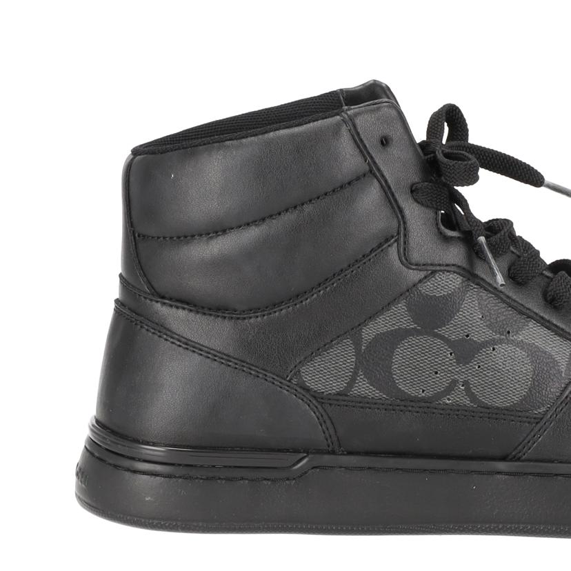 CACH コ-チ/COACH/Clip Court High Top Sneaker In Signature Canvas/25.5cm//CC7**/Aランク/03