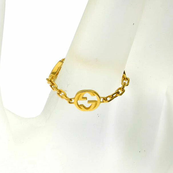 GUCCI グッチ/750/インターロッキングGソフトチェーンリング//サイズ:10.5/Aランク/91