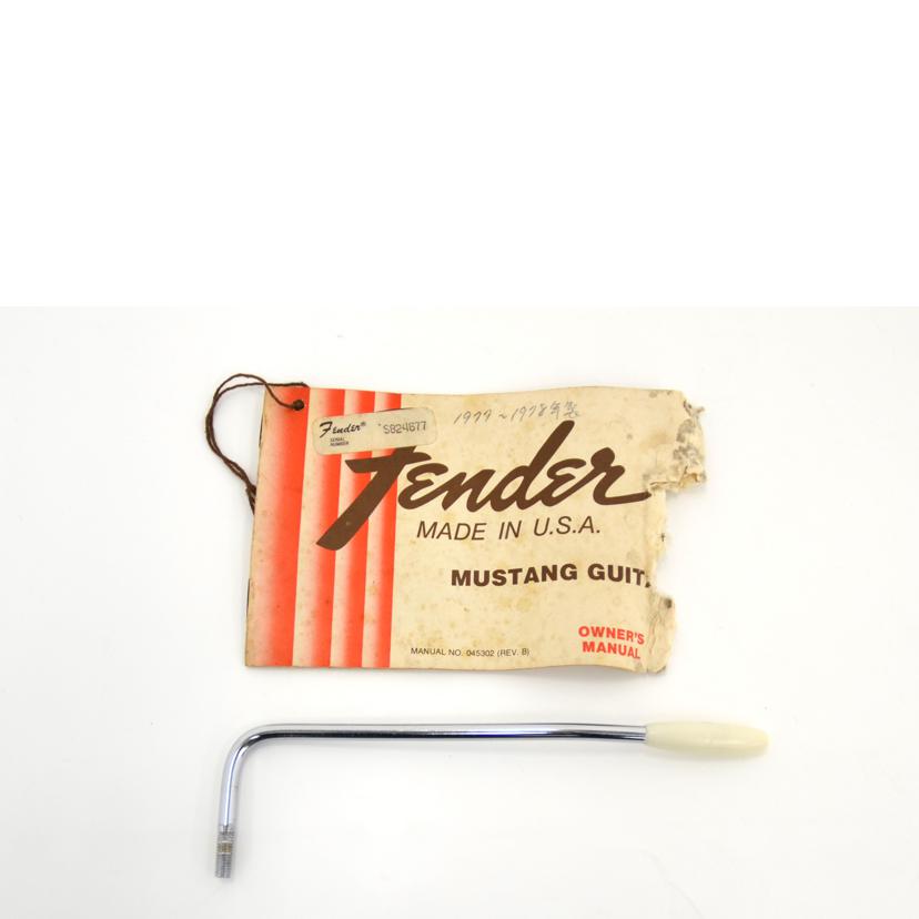 fender フェンダー/1978 Mustang ムスタング//S824977/Bランク/75