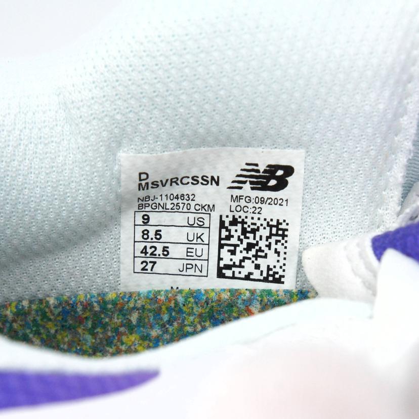 new balance ニュ-バランス/Jaden Smith × NB Vision Racer SSN "Munsell White"/MSVRCSSN//27.0cm/ABランク/03