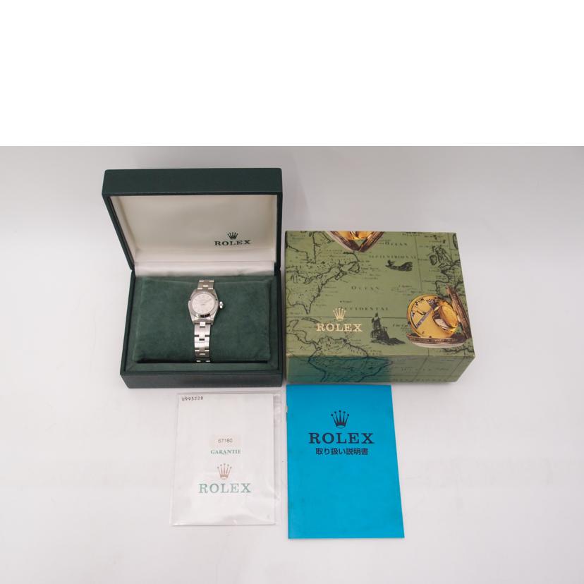 ROLEX ロレックス/オイスターパーペチュアル/レディース/U番/自動巻き/67180//U99**********/Aランク/69