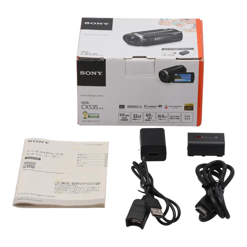 SONY ソニー /ビデオカメラ/HDR-CX535//S013166289L/Bランク/69