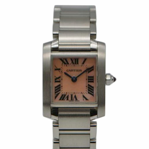 Cartier カルティエ/タンクフランセーズSMクォーツ/ピンクシェル文字盤/W51028Q3//556*****/Aランク/89