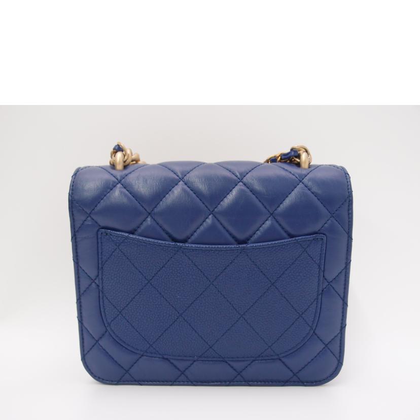 CHANEL/マトラッセ2wayチェーンショルダー/ブルー//282*****/Aランク/69