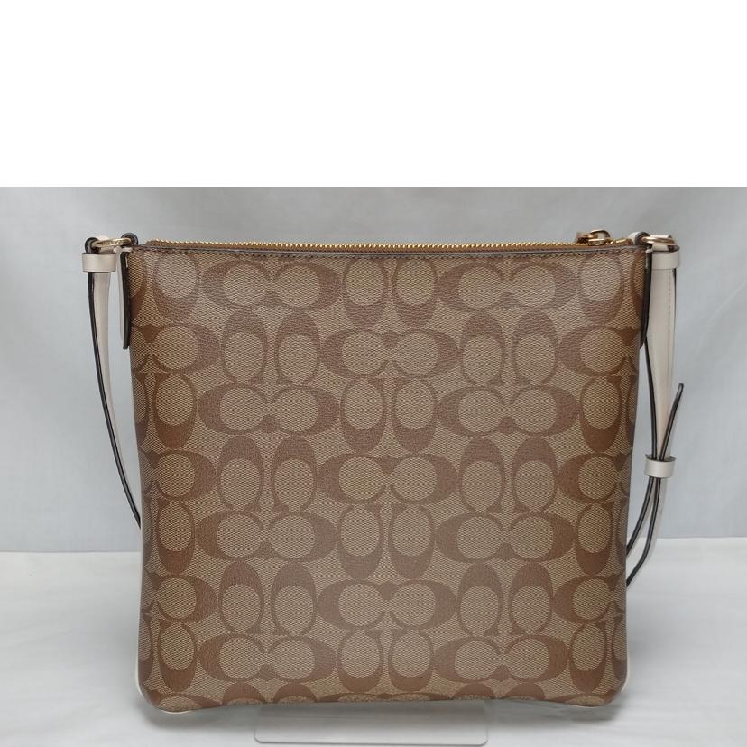 COACH コーチ/PVC シグネチャーショルダーバッグ/C1554//M20**/Aランク/52