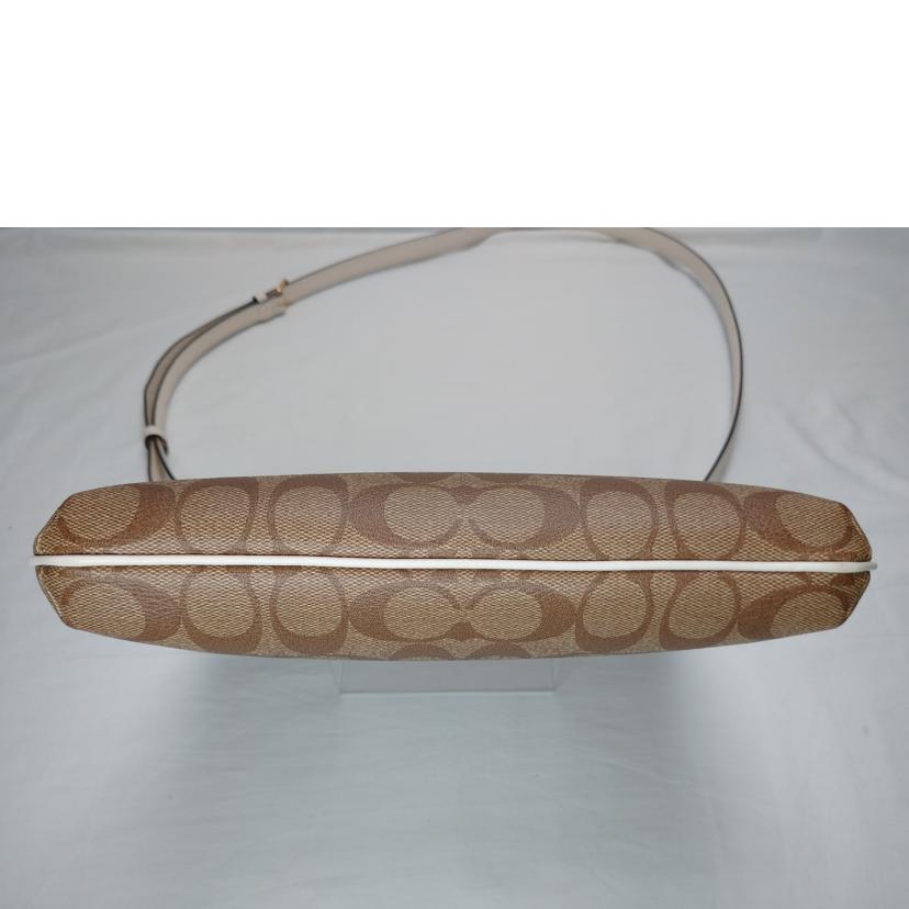 COACH コーチ/PVC シグネチャーショルダーバッグ/C1554//M20**/Aランク/52