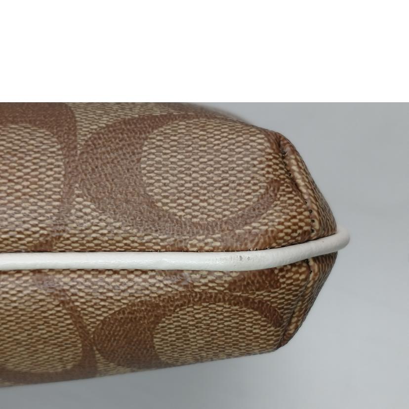 COACH コーチ/PVC シグネチャーショルダーバッグ/C1554//M20**/Aランク/52