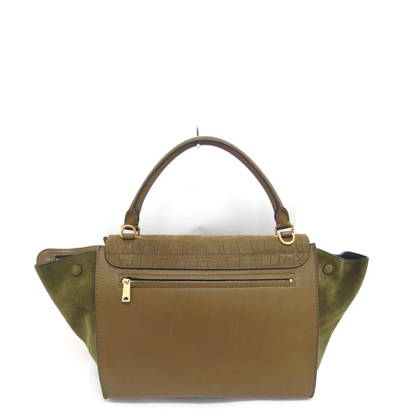 CELINE セリーヌ/トラペーズ/2WAYハンドバッグ/レザー×スエード/169543XDD//ABランク/04