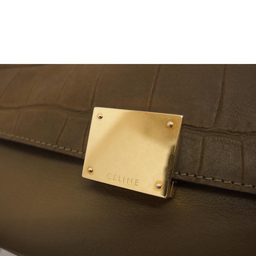 CELINE セリーヌ/トラペーズ/2WAYハンドバッグ/レザー×スエード/169543XDD//ABランク/04