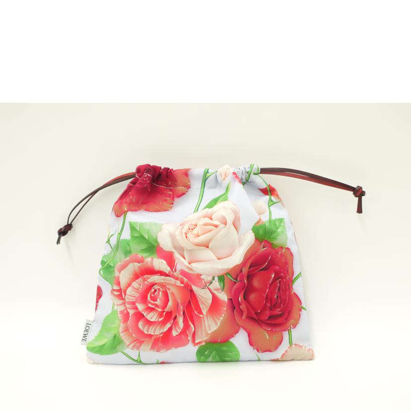 LOEWE/ドローストリングポーチPaulasIbiza/フラワー/ブルー/C822057X25//692***/SAランク/69