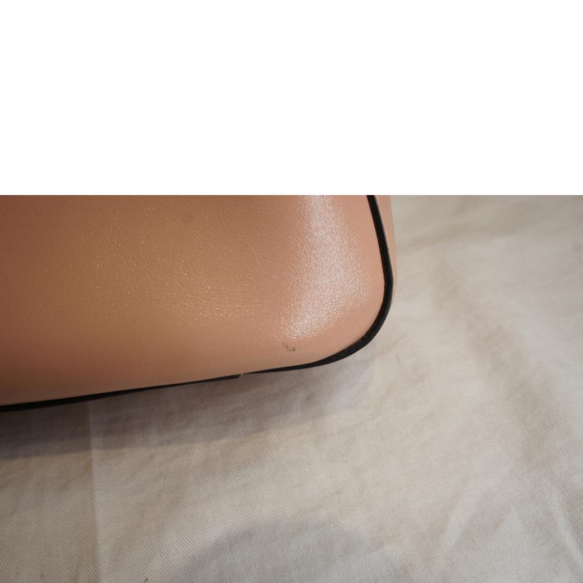 FENDI フェンディ/FFトート スモールバッグピンクベージュ/8BH367//A9Y*/Aランク/92