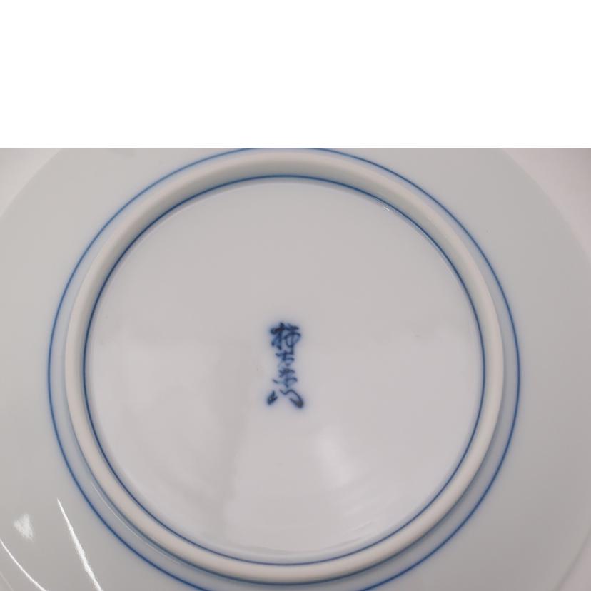 十四代柿右衛門 十四代柿右衛門/柿右衛門 額皿/染錦柿文//Aランク/69