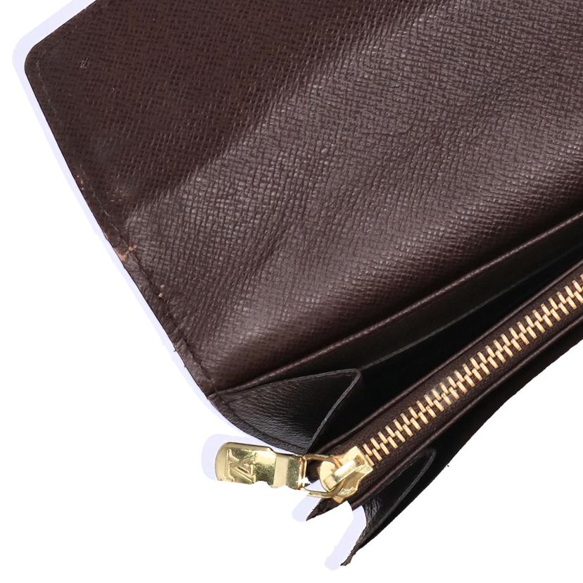 LV/ポルトフォイユ・サラ旧型/ダミエ/エベヌ/N61734//CA1***/Bランク/85