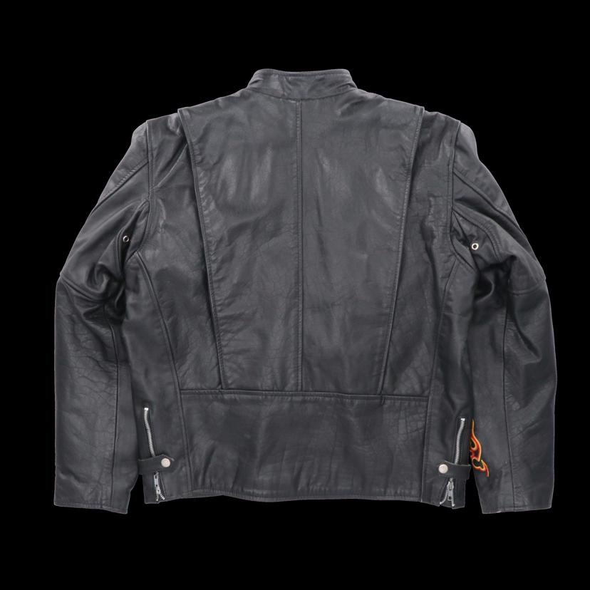 HOTLEATHERS/90's/ヴィンテージライダースジャケット/カウハイド/希少ファイヤーロゴ/レア//ABランク/24