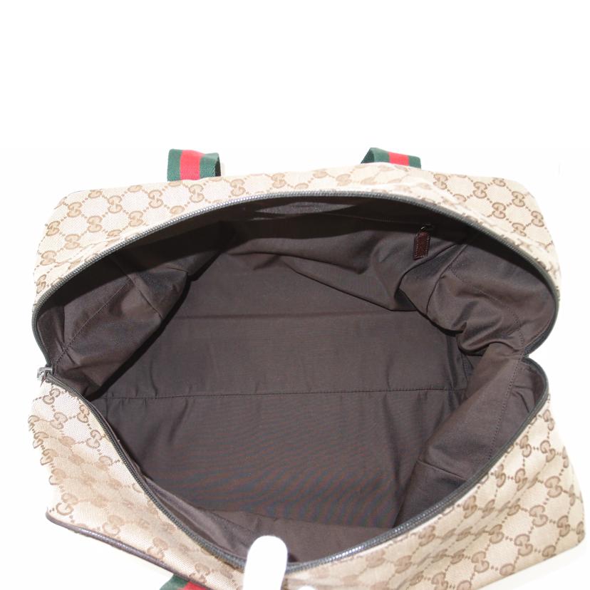 GUCCI グッチ/GGキャンバスシェリーボストン/ブラウン/153240//491***/Aランク/69